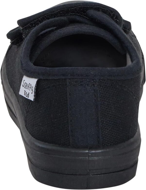 Kids Canvas Shoes Boys Trainers Girls Pumps Unisex Easy Fasten Plimsolls Casual Shoes - Image 3