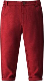 TiaoBug Infant Baby Boys Birthday Party Tuxedo Suit Long Sleeve Shirt Vest Long Trouser Gentleman Outfit - Image 4