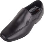 Childrens Kids Boys Easy Slip On Smooth Leather Smart Formal School Wedding Shoes