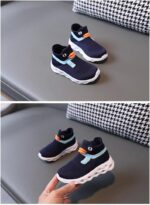 Boys Girls Light Up Running Trainers Baby LED Cute Duck Lightweight Sport Shoes Kids Breathable High Top Black Sock School Shoes Sneakers - Image 3