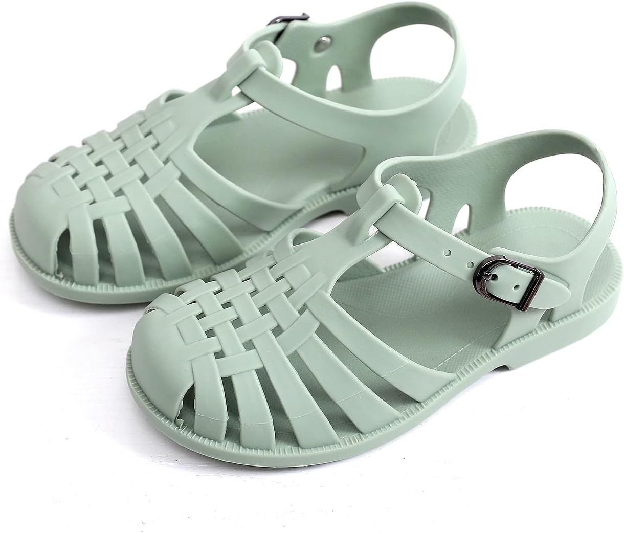 61qAe79DfhL._AC_SL1232_.jpg Pearleaf Summer Sandals for Girls & Boys, Breathable Plastic Uppers, Non-Slip Soles, Toddler to Children Sizes - Image 1