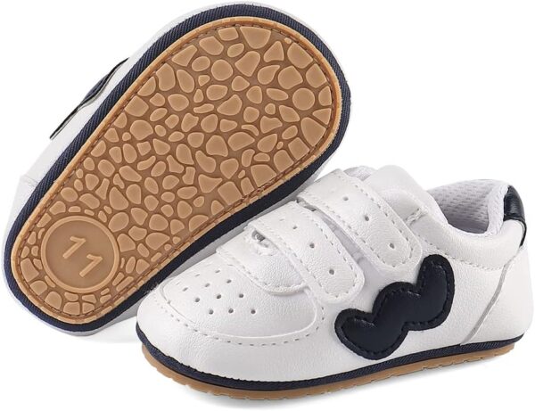 Baby Boys Girls First Walking Shoes Infant Prewalkers Pram Shoes Soft PU Leather Anti Slip Sole - Image 2