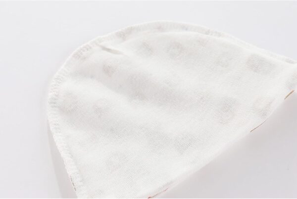 Newborn Baby 5 Hats and 5 Pairs Anti-Scratch Mittens for Babies Boys and Girls,Ages 0-6 Months 100% Cotton - Image 7