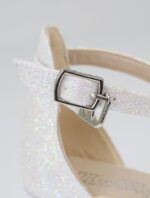 SIRRI Girls Ankle-Strap Shoes, Block Heels Sandals with Glitter for Special Occasion - Image 5