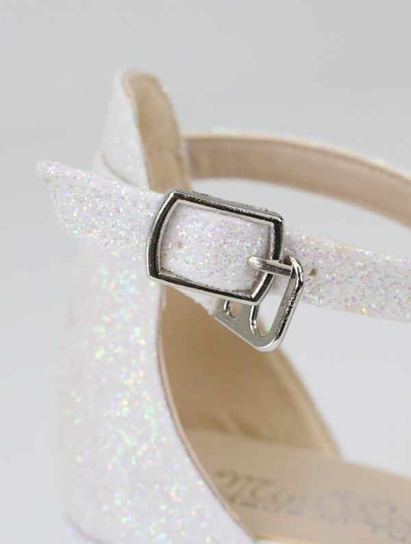 SIRRI Girls Ankle-Strap Shoes, Block Heels Sandals with Glitter for Special Occasion - Image 5