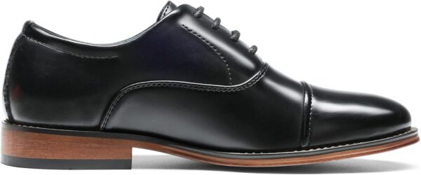Bruno Marc Boy's Classic & Comfort Oxfords, Kids Cool Lace-Up Dress Shoes, School Shoes (Toddler/Little Kid/Big Kid) - Image 3