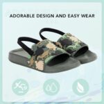 Girls Sandals Glitter Sliders, Boys Summer Slippers Kids Flip Flops for Beach Pool, Toddlers Lightweight Non-slip Sequins Sandals with Back Strap - Image 5