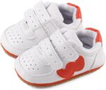 Baby Boys Girls First Walking Shoes Infant Prewalkers Pram Shoes Soft PU Leather Anti Slip Sole