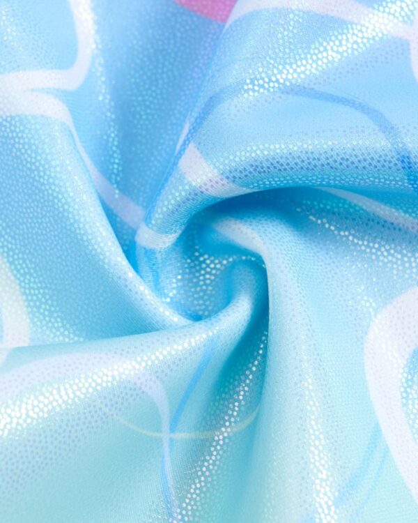 JiAmy Gymnastics Leotards for Girls with Shorts Set, Long Sleeve Kids Gymnastics Athletic Outfit for Kids 3-12 Years - Image 4