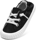 STQ KIDS Boys School Shoes Girls Toddler Trainers Canvas Barefoot First Walker Non-Slip Running Sneakers Wide Comfort Baby Walking Tennis