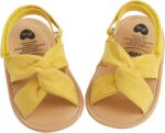 Dubute Infant Baby Girls Summer Sandals Soft Sole Newborn Toddler First Walker Crib Dress Shoes Outdoor - Image 2