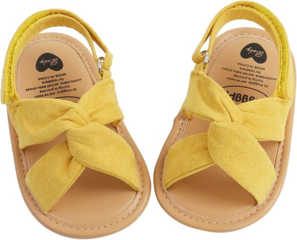 Dubute Infant Baby Girls Summer Sandals Soft Sole Newborn Toddler First Walker Crib Dress Shoes Outdoor - Image 2