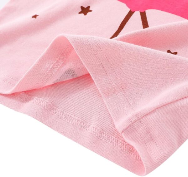 Girls Pyjamas Short Sets Kids Pjs Summer for Toddler Girl 100% Cotton Dinosaur Unicorn Cat Flamingo Sleepwear 2 Pieces Clothes Outfits 2-8 Years - Image 4