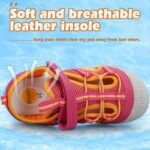 UOVO Boys Sandals Closed Toe Outdoor Sandals Trekking Hiking Sandals Athletic Summer Shoes Size 7 Toddler to 5 Big Kids - Image 5