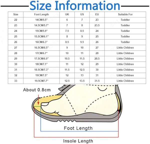 Children's Shoes Girls Sneakers: Casual Shoes Breathable Comfortable Flat Shoes Trainers Non-Slip Casual Loafer Walking Shoes Boys Outdoor Sports Shoes Single Shoes 22-33 - Image 2