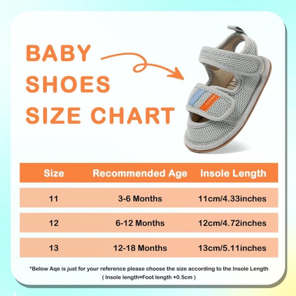 Baby Boys Soft Sole Sandals Toddler Anti-Slip Summer Crib First Walking Shoes - Image 7