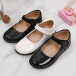 Kids Girls' Leather Shoes Mary Jane Solid Color Flats Low Top Party Shoes Party Birthday School Performance Little Girl Fuzzy Slippers 2023 - Image 6