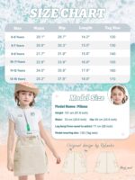 Rolanko Girls Skirts Inner Shorts with Pockets, Adjustable Parachute Cargo Sport Skort with Elastic Waistband - Image 5