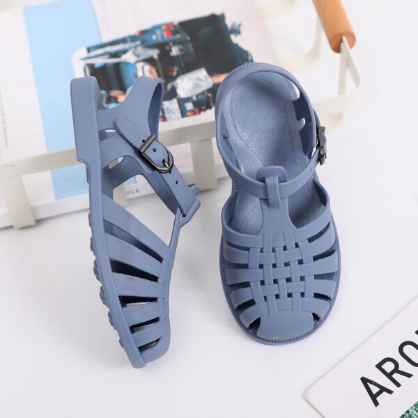 Summer Sandals for Girls & Boys, Breathable Plastic Uppers, Non-Slip Soles, Toddler to Children Sizes - Image 2