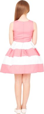 BlackButterfly Kids 'Lilly' Vintage Striped 50's Children's Girls Dress - Image 4