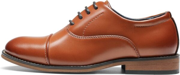 Bruno Marc Boy's Classic & Comfort Oxfords, Kids Cool Lace-Up Dress Shoes, School Shoes (Toddler/Little Kid/Big Kid) - Image 2
