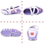 Unitysow Girl Sandals Glitter Princess Shoes Flat Walking Sandals Comfort Mary Jane Birthday Party Dance Shoes for Little Kid/Big Kid - Image 2