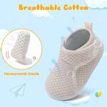 JIASUQI Baby Sock Shoes Boys Girls Lightweight High-Top Shoes Baby Walking Shoes Infant Barefoot Shoes - Image 4