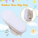 JIASUQI Baby Sock Shoes Boys Girls Lightweight High-Top Shoes Baby Walking Shoes Infant Barefoot Shoes - Image 5