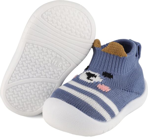 Cheerful Mario Baby Boys Girls Sock Shoes First Walking Toddler Slip on Sneakers Barefoot Breathable Antislip Flexible - Image 3