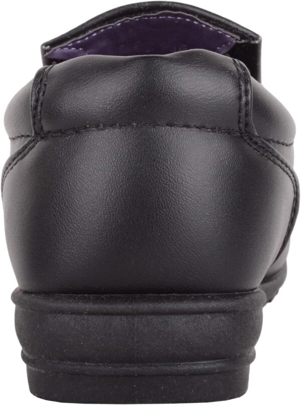 ABSOLUTE FOOTWEAR Childrens Kids Juniors Boys Formal Faux Leather Slip On Padded School Wedding Shoes - Image 3