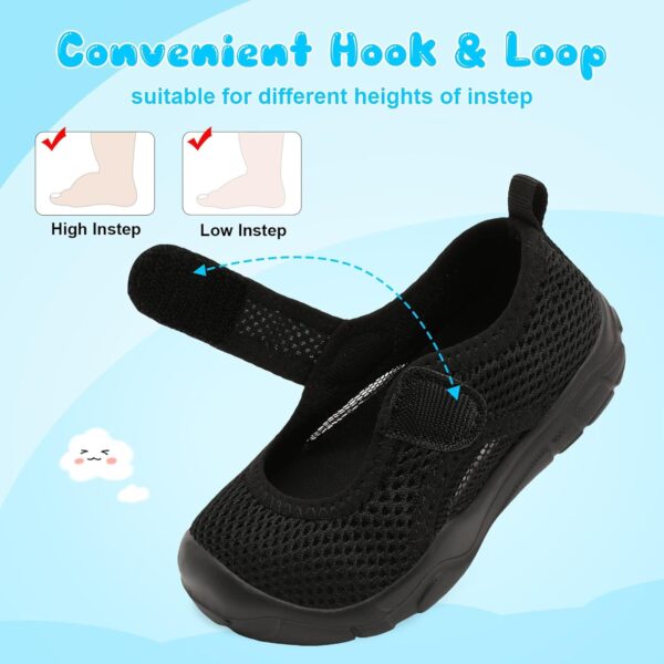 JIASUQI Toddler Boys Girls Sandals Breathable Barefoot Shoes Adjustable Lightweight Walking Shoes for Summer Indoor Outdoor - Image 5
