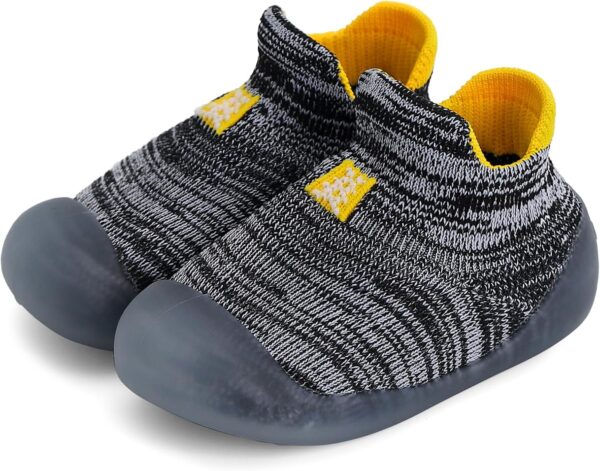 Baby Boys Girls Sock Shoes First Walking Toddler Slip on Sneakers Barefoot Breathable Antislip Flexible - Image 6
