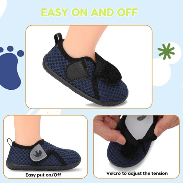 JIASUQI Baby Shoes Boys Girls Breathable First Walking Shoes Infant Soft Sneakers Crib Shoes Lightweight Slip On Shoes - Image 3