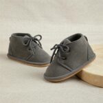 Sonsage Baby Girls Boys Boot Newborn Infant Unisex Velvet Soft Anti-Skid Rubber Sole Shoes Toddler Fleece Cozy Boots Winter Warm Prewalker Crib Shoes 3-6 month - Image 4