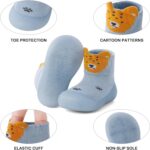 MASOCIO Baby Boys Girls Sock Shoes Toddler First Walking Shoes Soft Rubber Sole Non Slip Sock Shoes - Image 3