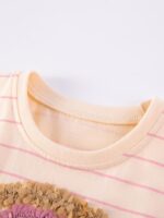 TCWWBB Toddler Girls Summer Short Outfits Clothes Set Kids Cute Unicorn Bunny Rainbow Animal Print Short Sleeve Cotton T-Shirt Tops and Shorts 2 Piece Crewneck Clothing Set Age 1-7 Years Old - Image 3