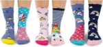 Unicorn Daze - Box 6 United Oddsocks For Girls - Multicoloured - UK 12-5.5, EUR 30.5-38.5, US 13.5-8 - Image 2