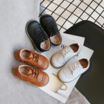 Toddler Boys Girls Dress Shoes Little Kid Oxford Shoes Wedding Church Dress Shoes PU Leather Lace Up School Uniform Loafer Flats - Image 7