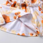 Infant Baby Girl Ruffle Floral Print Tops Long Sleeve + Pants 2Pcs Outfit Set - Image 4