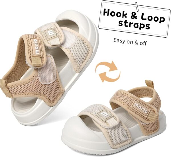 MK MATT KEELY Boys Girls Sandals Kids Closed Toe Walking Shoes Toddlers Baby Wide Fit Beach Sandals with Non-Slip Sole - Image 7