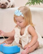 jollybows 40pcs Baby Girls Grosgrain Ribbon 3" Hair Bows Headbands Hair Band Hair Accessories for Baby Girls Infants Newborn Toddler - Image 4