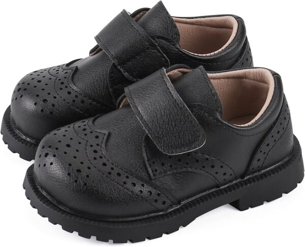 Boys Girls Formal Shoes Toddler Little Kids School Shoes Flat Dress Shoes (Toddler/Little Kid) - Image 2