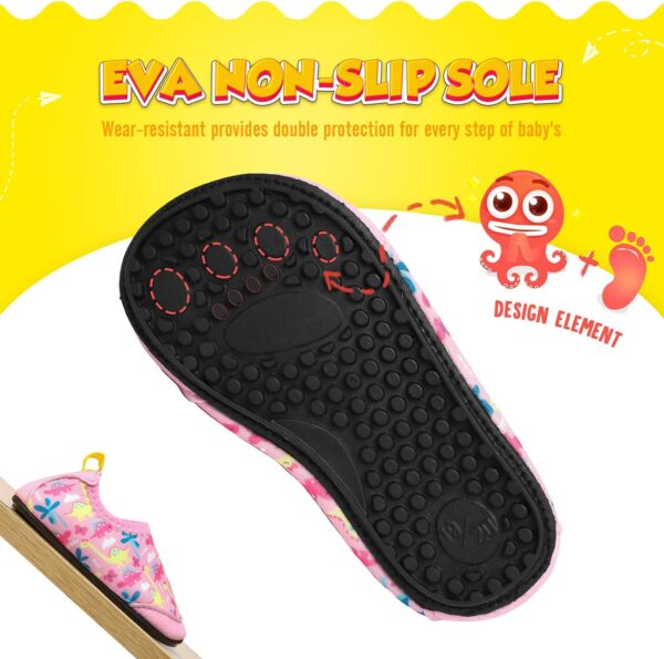Baby Boys Girls Water Shoes Toddler Beach Shoes Barefoot Aqua Socks Non-Slip for Pool Beach - Image 5
