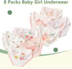 Boletochic Girls Knickers Cotton Girls Underwear for 2-12 Years Baby Panties Soft Breathable Girl Briefs Underpants 8 Packs - Image 4