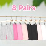 Girls Safety Short Dress Dance Breathable Shorts 8 Pack Kids Bike Cycling Shorts 2-10 Years - Image 5