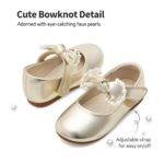 DREAM PAIRS Girl's Dress Shoes, Mary Jane Flats for Flower Girl Party School Wedding (Toddler/Little Girl) - Image 3