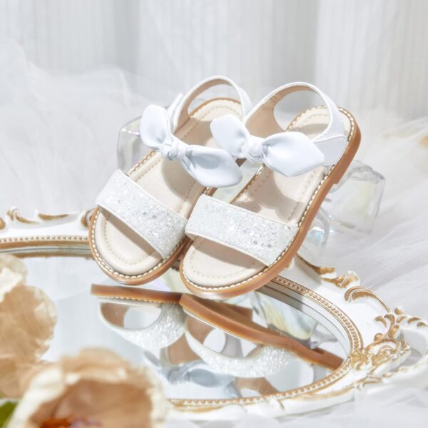 Kiderence Toddler Girls Sandals Little Girls Kids Summer Shoes Toddler Sandals - Image 7