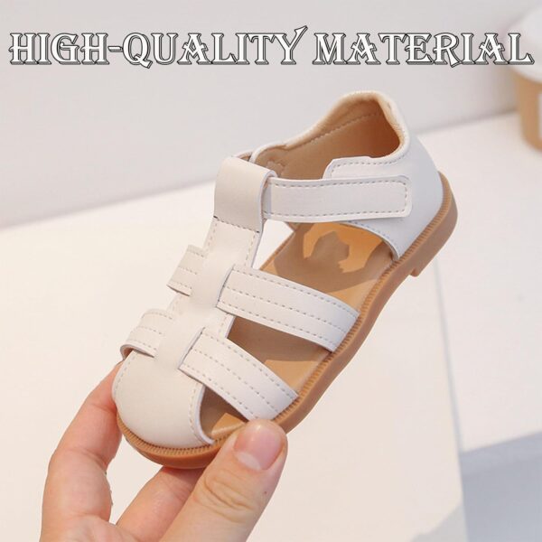 Baby Boys Open Toe Sandals Infant Toddler Summer Beach Flat Anti Slip First Walking Shoes, Good Flexibility, Shock Absorption - Image 4