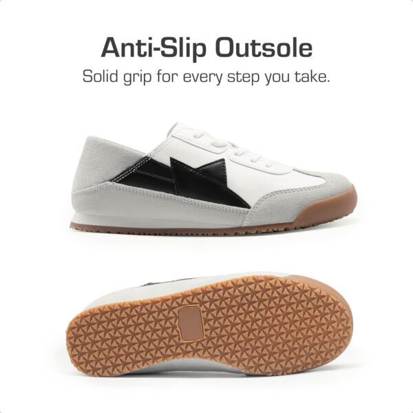 DREAM PAIRS Boys Girls Fashion Sneakers Foldable Back Retro Classic Casual Tennis Lightweight Breathable Walking Shoes for Little/Big Kid - Image 5