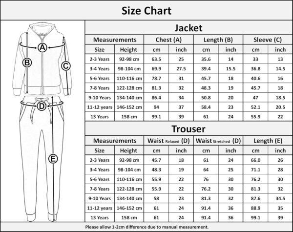 A2Z 4 Kids Tracksuit Girls The Power Design Print Zipped Top - T.S PD 301 Black & Pink._7-8 - Image 7